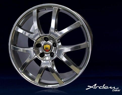 Arden Dakar Complete Wheel Set (Polished) - Click Image to Close